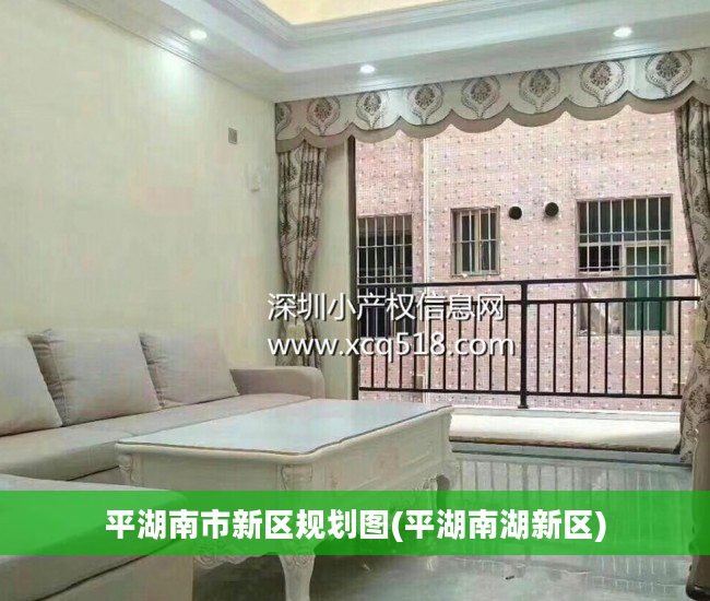 平湖南市新区规划图(平湖南湖新区)