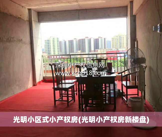 光明小区式小产权房(光明小产权房新楼盘)
