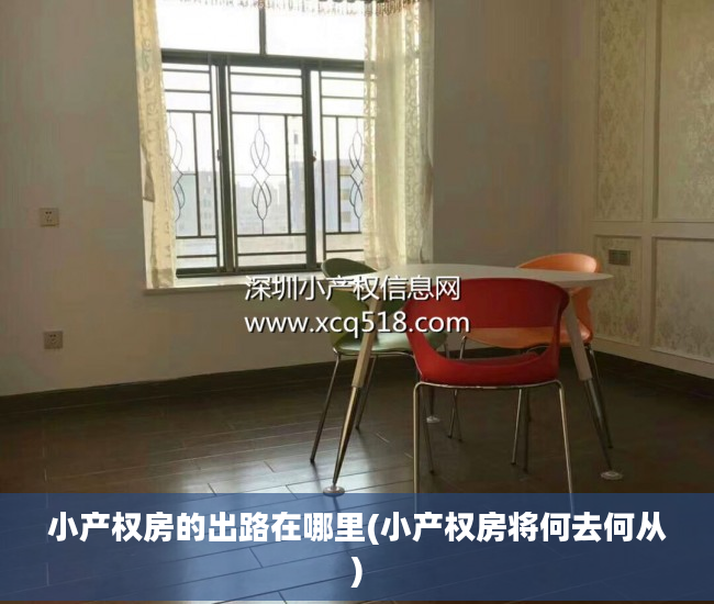 小产权房的出路在哪里(小产权房将何去何从)
