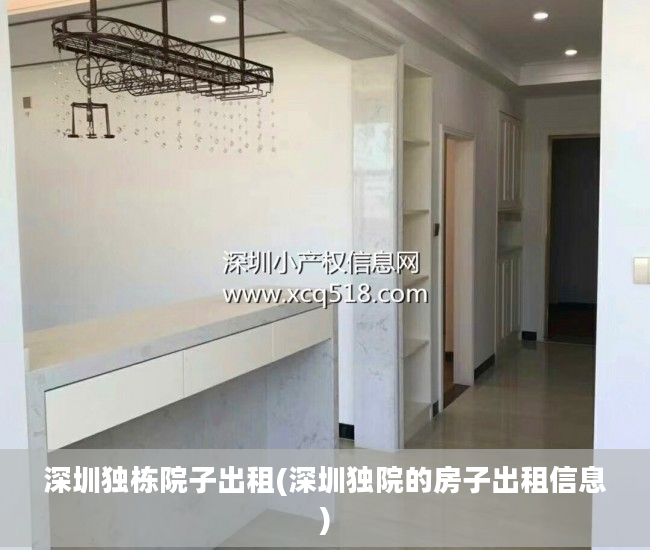 深圳独栋院子出租(深圳独院的房子出租信息)