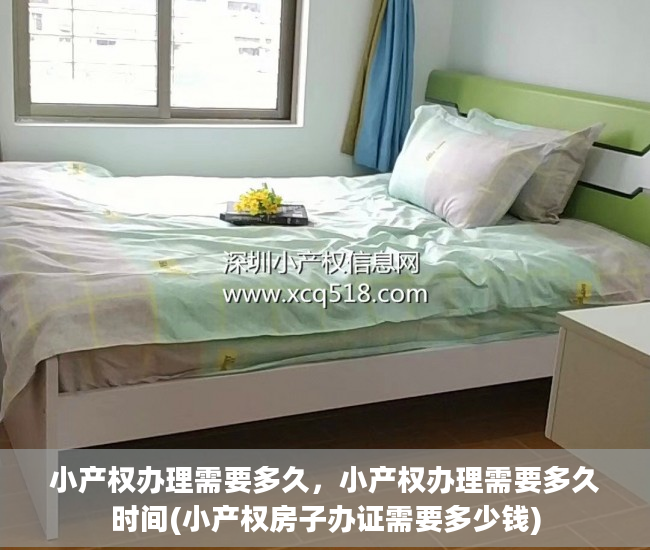 小产权办理需要多久，小产权办理需要多久时间(小产权房子办证需要多少钱)