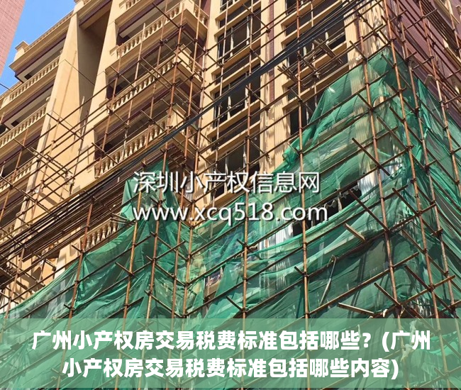 广州小产权房交易税费标准包括哪些？(广州小产权房交易税费标准包括哪些内容)