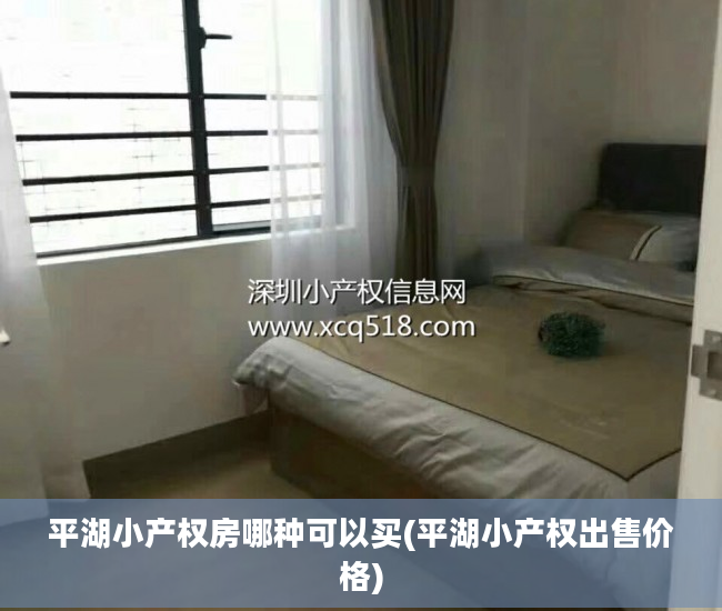 平湖小产权房哪种可以买(平湖小产权出售价格)