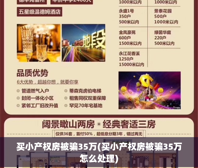 买小产权房被骗35万(买小产权房被骗35万怎么处理)