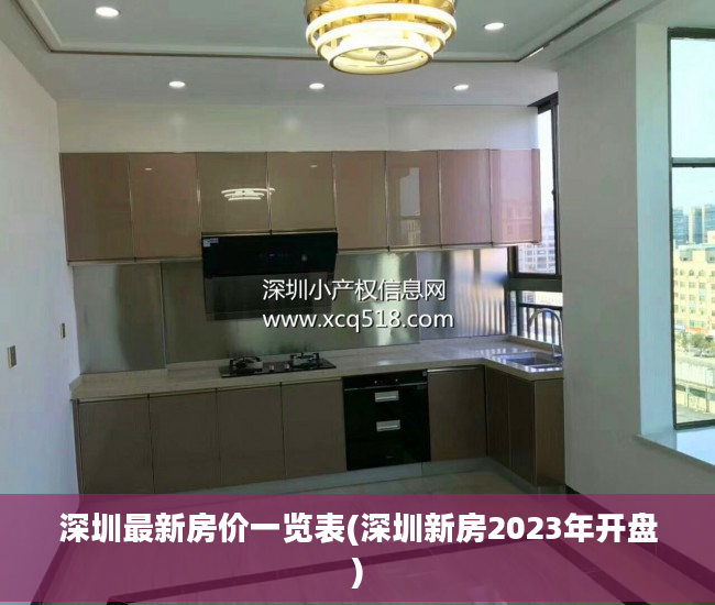 深圳最新房价一览表(深圳新房2023年开盘)