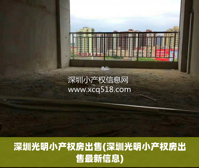 深圳光明小产权房出售(深圳光明小产权房出售最新信息)