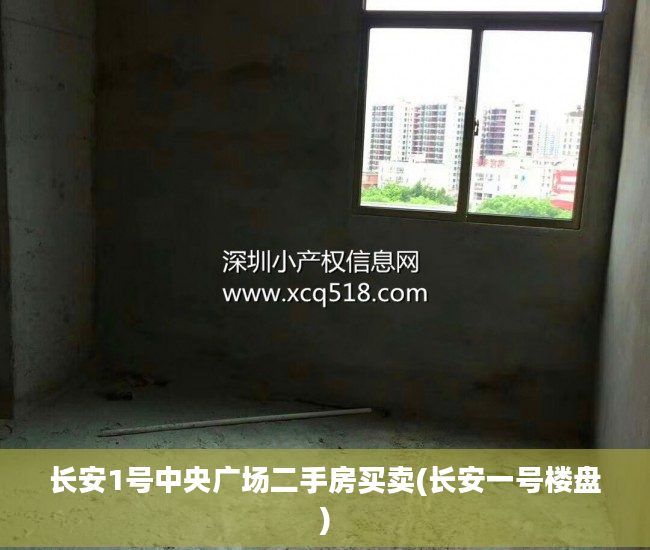 长安1号中央广场二手房买卖(长安一号楼盘)