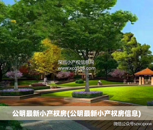 公明最新小产权房(公明最新小产权房信息)