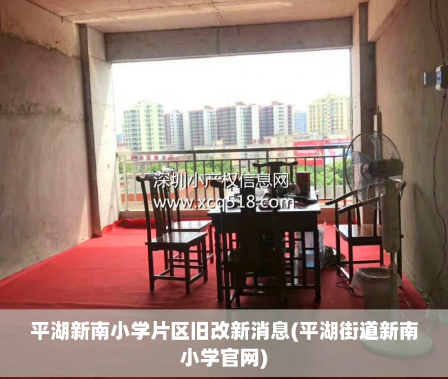 平湖新南小学片区旧改新消息(平湖街道新南小学官网)