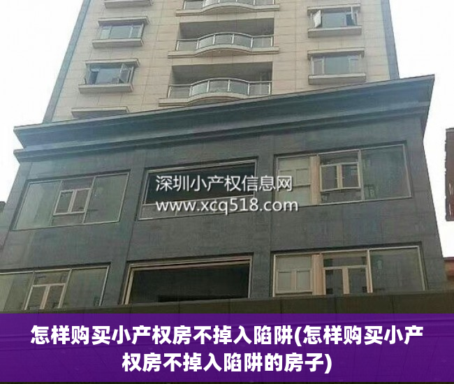 怎样购买小产权房不掉入陷阱(怎样购买小产权房不掉入陷阱的房子)
