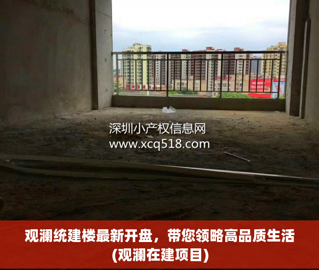 观澜统建楼最新开盘，带您领略高品质生活(观澜在建项目)