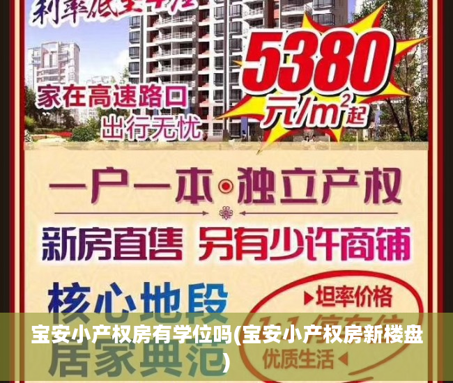 宝安小产权房有学位吗(宝安小产权房新楼盘)