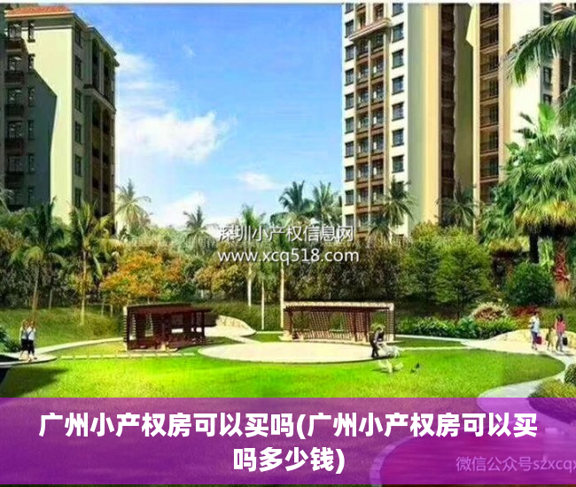 广州小产权房可以买吗(广州小产权房可以买吗多少钱)