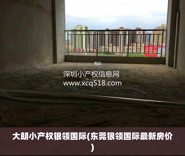 大朗小产权银领国际(东莞银领国际最新房价)