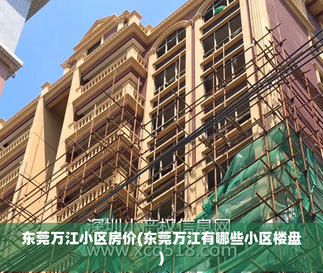 东莞万江小区房价(东莞万江有哪些小区楼盘)