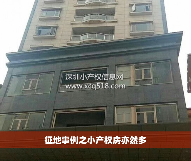 征地事例之小产权房亦然多