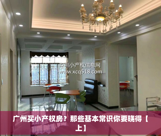 广州买小产权房？那些基本常识你要晓得【上】