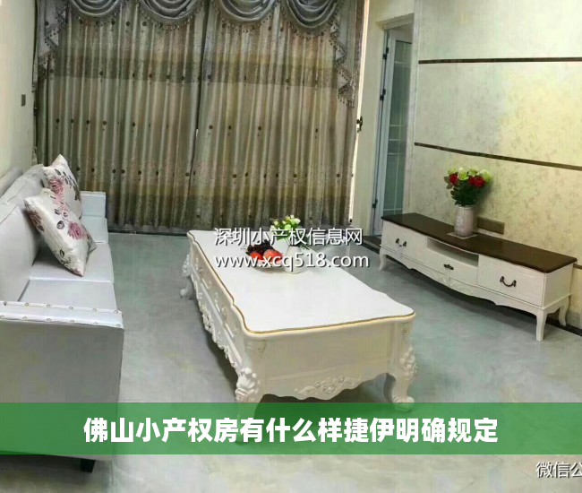 佛山小产权房有什么样捷伊明确规定