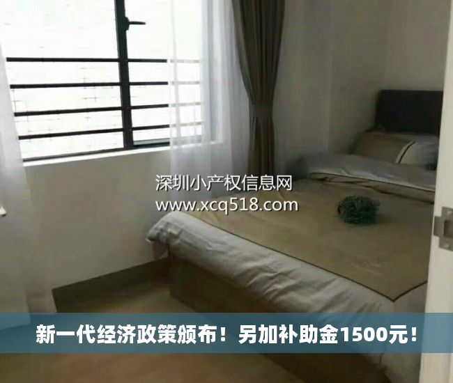 新一代经济政策颁布！另加补助金1500元！