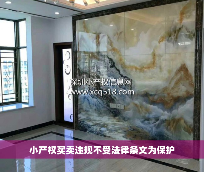 小产权买卖违规不受法律条文为保护