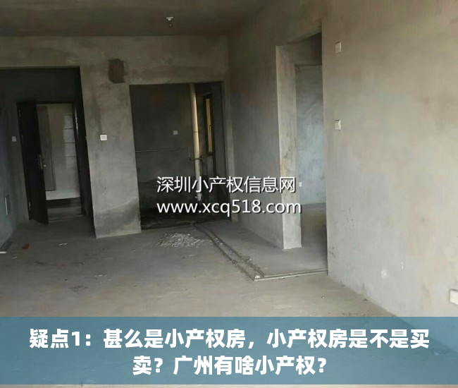 疑点1：甚么是小产权房，小产权房是不是买卖？广州有啥小产权？