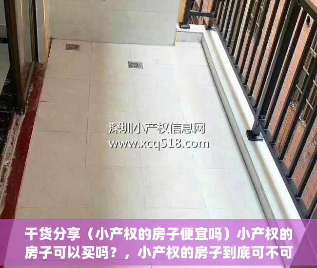 干货分享（小产权的房子便宜吗）小产权的房子可以买吗？，小产权的房子到底可不可以买，
