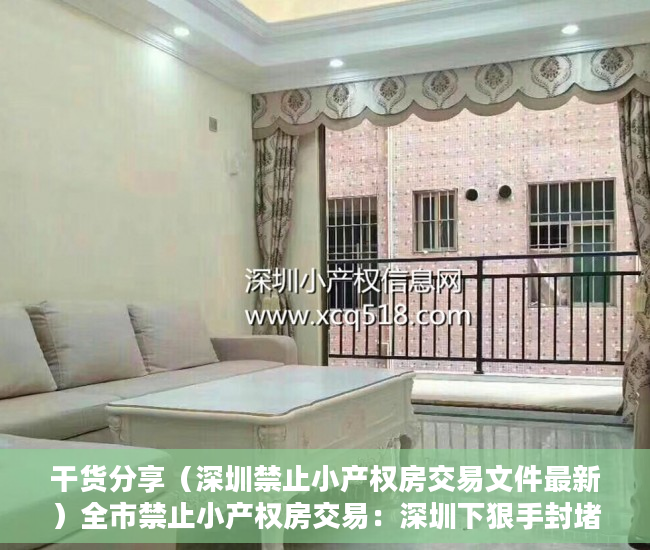 干货分享（深圳禁止小产权房交易文件最新）全市禁止小产权房交易：深圳下狠手封堵投资资金，深圳禁止小产权房交易文件下载，
