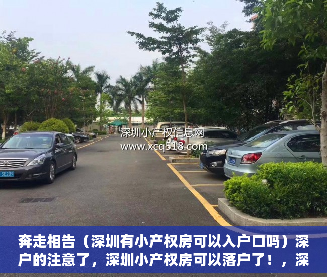 奔走相告（深圳有小产权房可以入户口吗）深户的注意了，深圳小产权房可以落户了！，深圳小产权房能入户深圳户口，