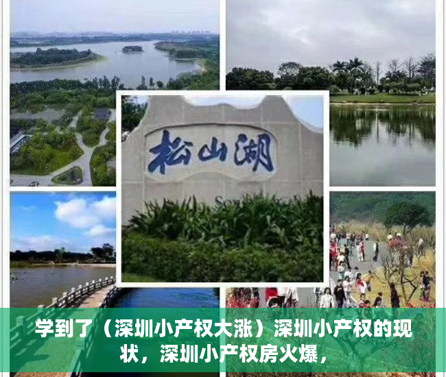 学到了（深圳小产权大涨）深圳小产权的现状，深圳小产权房火爆，