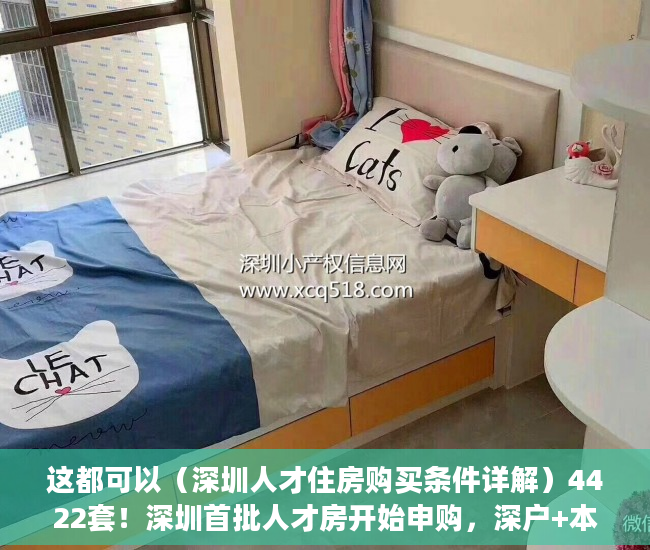 这都可以（深圳人才住房购买条件详解）4422套！深圳首批人才房开始申购，深户+本科+3年社保！满10年可售，深圳人才住房购买条件，