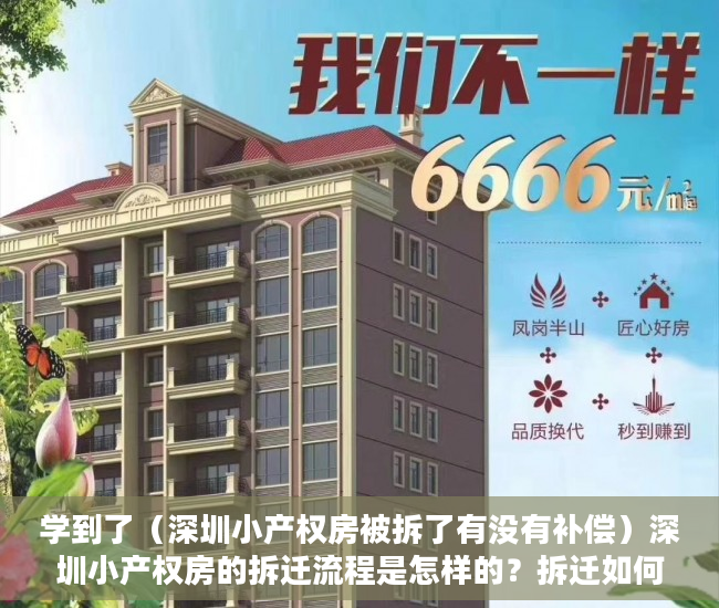 学到了（深圳小产权房被拆了有没有补偿）深圳小产权房的拆迁流程是怎样的？拆迁如何赔偿？赔偿给谁？，深圳小产权房拆除有补偿吗，