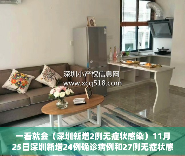 一看就会（深圳新增2例无症状感染）11月25日深圳新增24例确诊病例和27例无症状感染者，深圳新增一例无症状感染者是哪里的，