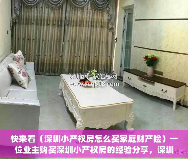 快来看（深圳小产权房怎么买家庭财产险）一位业主购买深圳小产权房的经验分享，深圳小产权房怎么买最划算，
