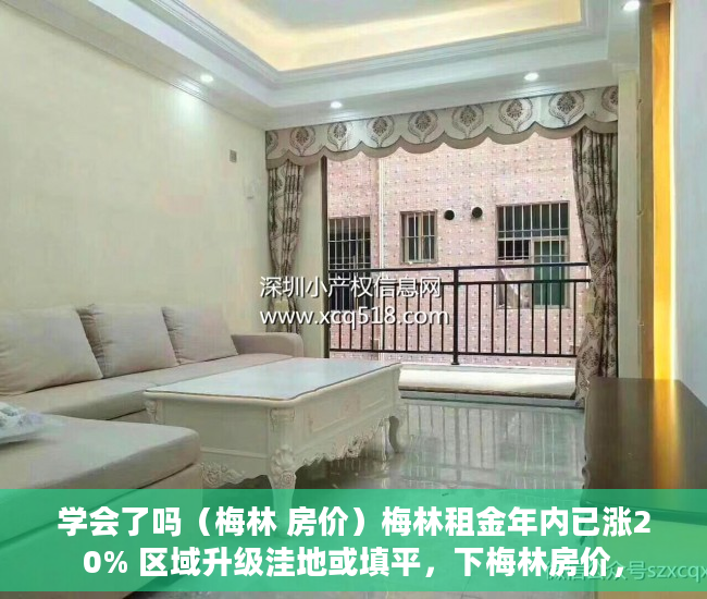 学会了吗（梅林 房价）梅林租金年内已涨20% 区域升级洼地或填平，下梅林房价，