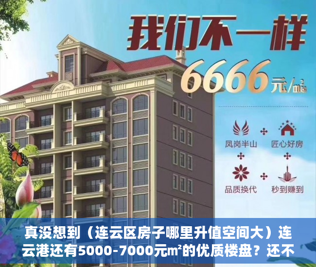真没想到（连云区房子哪里升值空间大）连云港还有5000-7000元㎡的优质楼盘？还不赶紧看！，连云区房价会升值吗，