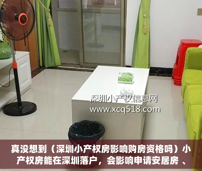 真没想到（深圳小产权房影响购房资格吗）小产权房能在深圳落户，会影响申请安居房 、公租房、保障房吗？，深圳小产权房子有保障吗，