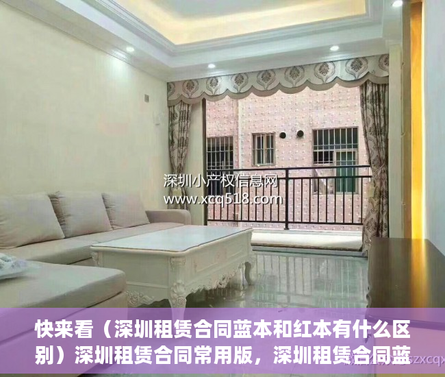 快来看（深圳租赁合同蓝本和红本有什么区别）深圳租赁合同常用版，深圳租赁合同蓝本没得半之后去签合同有那个信息编号吗，