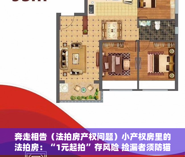 奔走相告（法拍房产权问题）小产权房里的法拍房：“1元起拍”存风险 捡漏者须防猫腻，法拍房1元起拍怎么回事，
