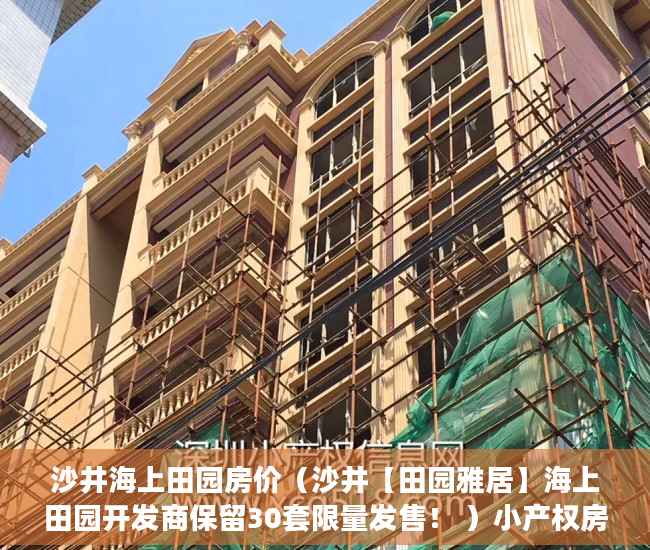 沙井海上田园房价（沙井【田园雅居】海上田园开发商保留30套限量发售！ ）小产权房子怎么办，