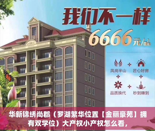 华新锦绣尚郡（罗湖繁华位置【金丽豪苑】拥有双学位）大产权小产权怎么看，