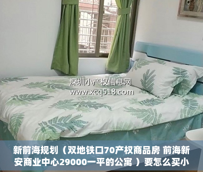 新前海规划（双地铁口70产权商品房 前海新安商业中心29000一平的公寓 ）要怎么买小产权房，