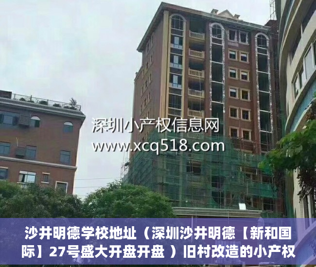 沙井明德学校地址（深圳沙井明德【新和国际】27号盛大开盘开盘 ）旧村改造的小产权房怎么办，