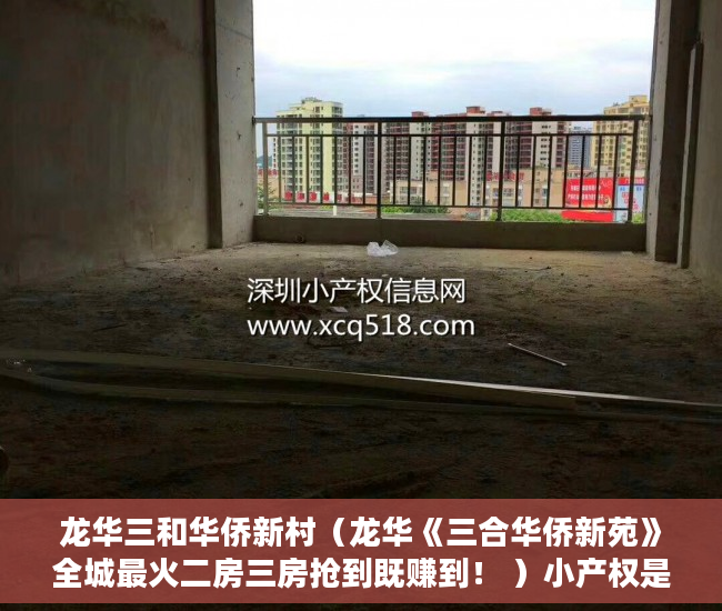龙华三和华侨新村（龙华《三合华侨新苑》全城最火二房三房抢到既赚到！ ）小产权是怎么分期的，