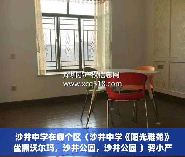 沙井中学在哪个区（沙井中学《阳光雅苑》坐拥沃尔玛，沙井公园，沙井公园 ）驿小产权房怎么样，