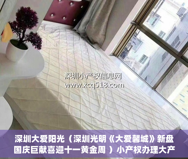 深圳大爱阳光（深圳光明《大爱馨城》新盘国庆巨献喜迎十一黄金周 ）小产权办理大产权需要多久，
