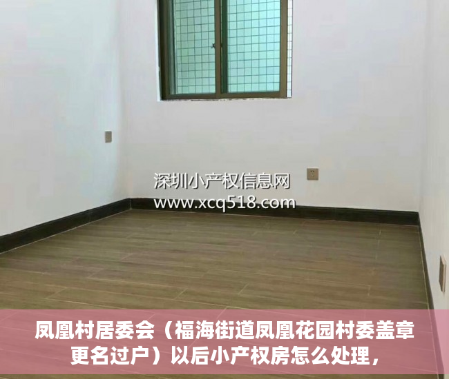 凤凰村居委会（福海街道凤凰花园村委盖章更名过户）以后小产权房怎么处理，