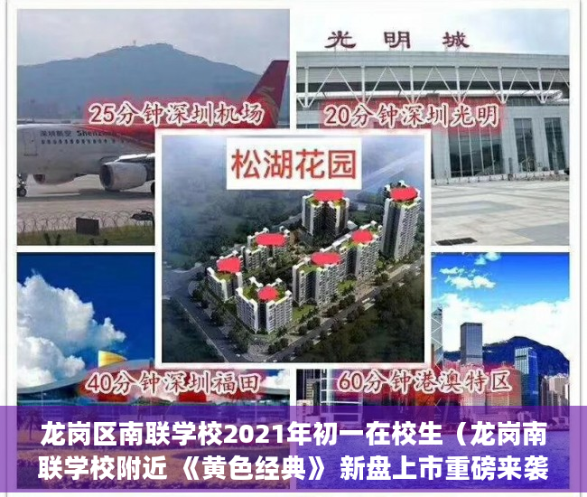 龙岗区南联学校2021年初一在校生（龙岗南联学校附近 《黄色经典》 新盘上市重磅来袭 ）东莞企石的小产权房怎么办，