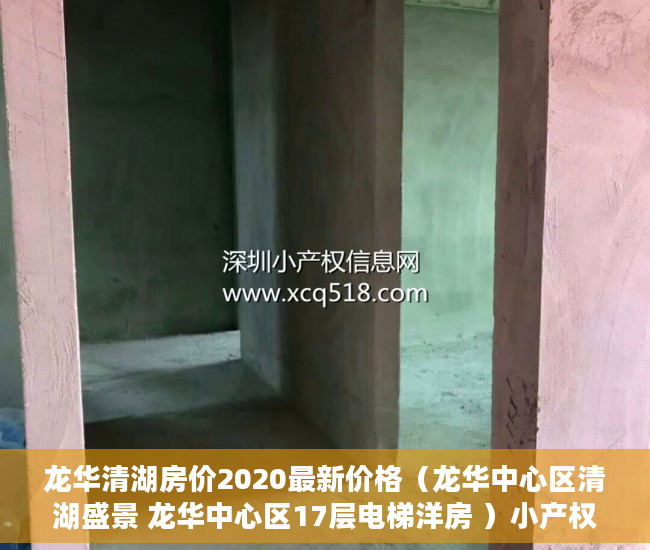 龙华清湖房价2020最新价格（龙华中心区清湖盛景 龙华中心区17层电梯洋房 ）小产权公寓房怎么样，