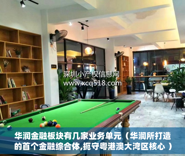 华润金融板块有几家业务单元（华润所打造的首个金融综合体,扼守粤港澳大湾区核心 ）深圳小产权房学位锁定多久解锁，