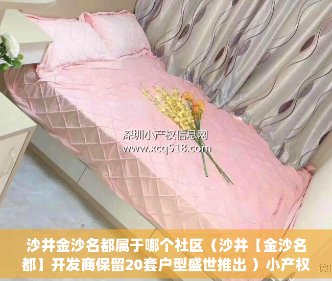 沙井金沙名都属于哪个社区（沙井【金沙名都】开发商保留20套户型盛世推出 ）小产权房多久可以办不动产证，